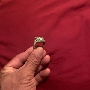 Origami.  dollar ring